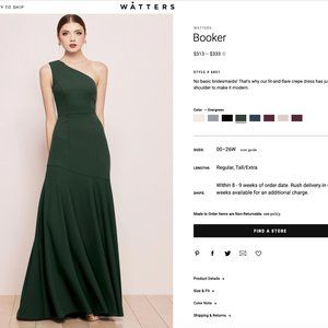 Watters Booker Dress